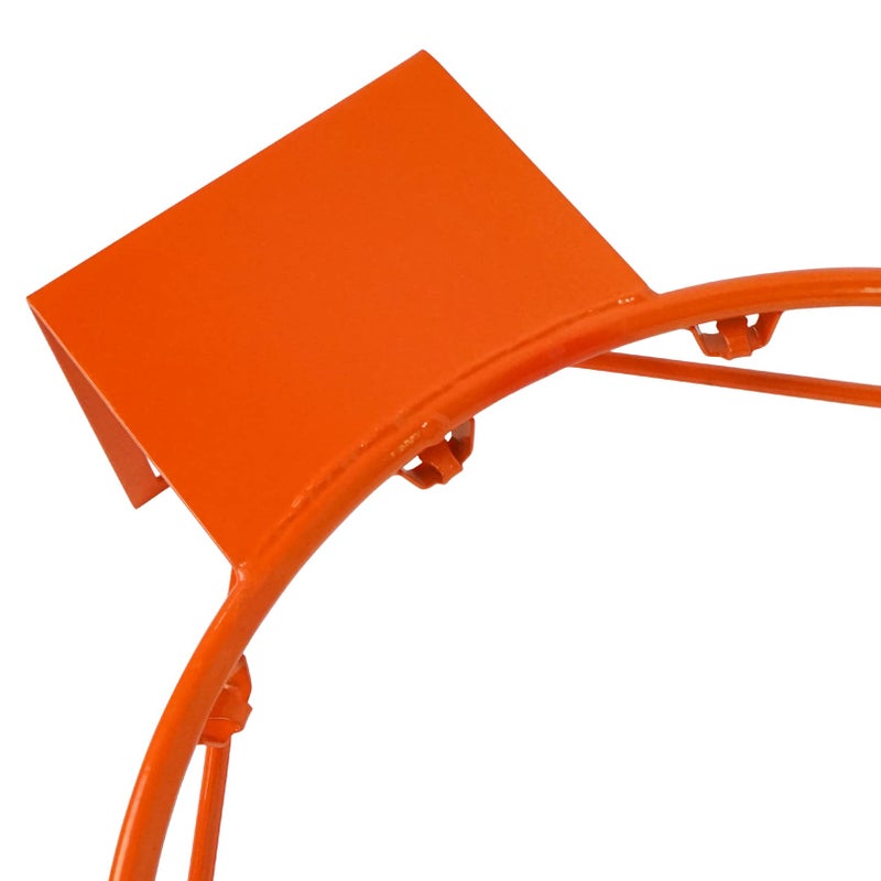 Aoneky Basketball Rim Replacement, Standard 18" Size Basketball Goal Hoop with Net Orange - Image 4